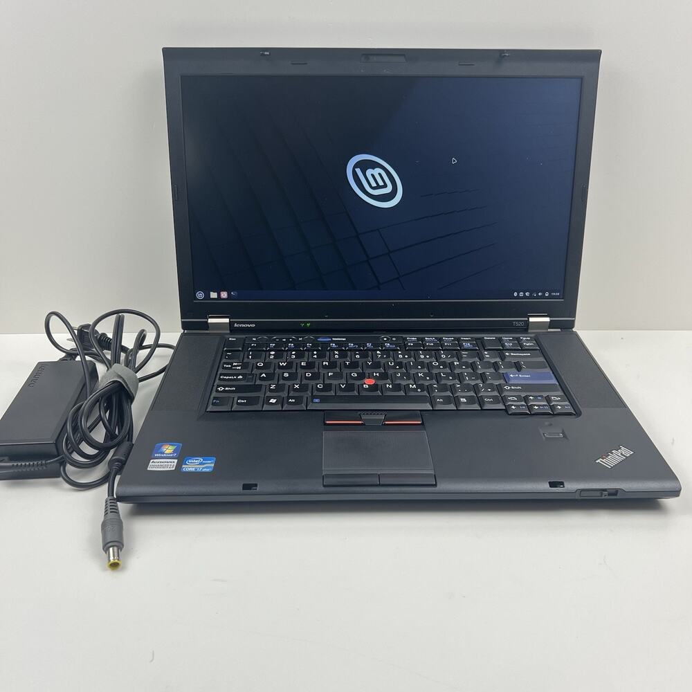 Lenovo ThinkPad T520 Intel i7-2640M 8GB 320GB HDD Linux Mint OS w/ Charger|ELP53